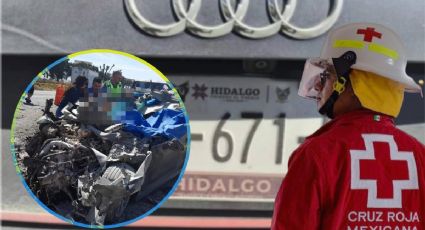 México-Pachuca: conductor destroza su Audi y muere a la altura de Zapotlán | VIDEO