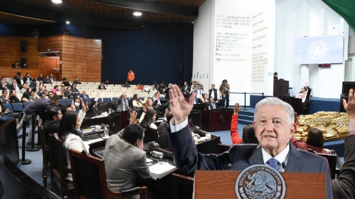 Proponen inscribir AMLO en letras de oro en el Congreso de Hidalgo