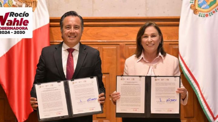 Cuitláhuac García y Rocío Nahle formalizan proceso entrega-recepción