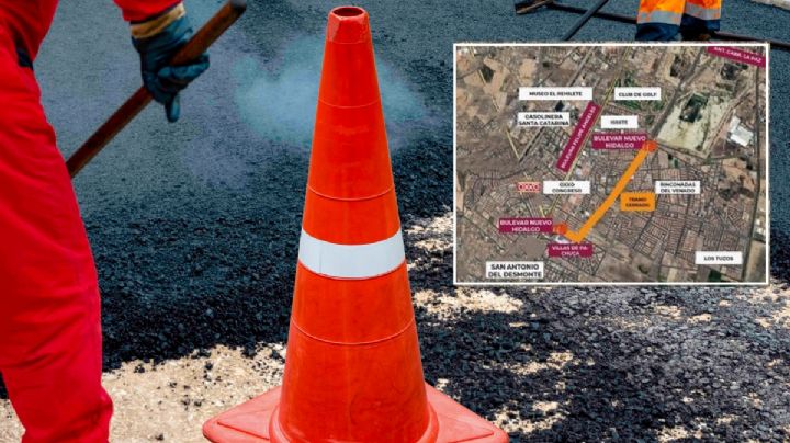 Tráfico en bulevar Nuevo Hidalgo por obras; toma estas rutas alternas