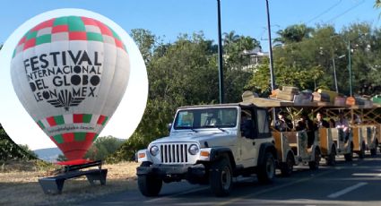 ¿Cuánto cuesta el trenecito que te lleva hasta la zona de despegue dentro del Festival del Globo?