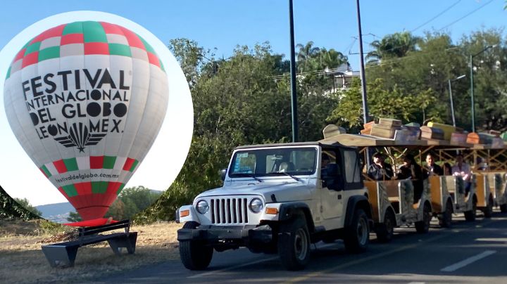 ¿Cuánto cuesta el trenecito que te lleva hasta la zona de despegue dentro del Festival del Globo?