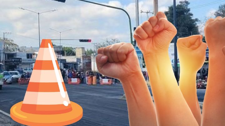 Caos en la México-Laredo por bloqueo de comerciantes ambulantes de Ixmiquilpan