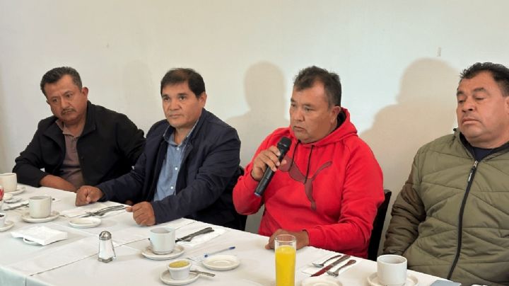 Exigen trabajadores del sector minero en Zimapán salida del Sindicato del Cemento