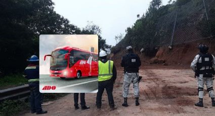 Así afectó a línea ADO el derrumbe en las cumbres de Acultzingo