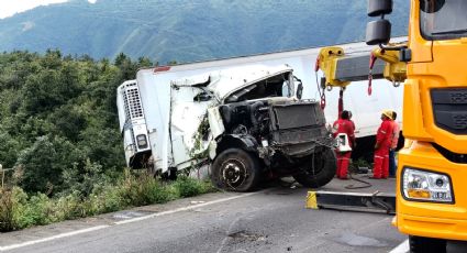 Volvió a nacer: así fue el fuerte accidente de tráiler en Maltrata