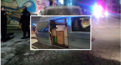 Aseguran 2 camionetas con huachicol en Mineral de la Reforma, hay un detenido