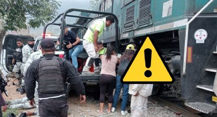 Tren choca con patrulla de la Guardia Nacional en Acultzingo; hay 2 lesionados