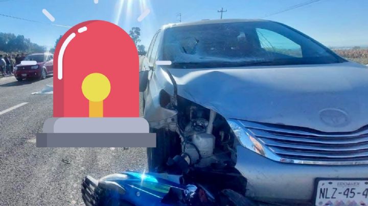 México-Laredo: Muere motociclista atropellado a la altura de San Salvador