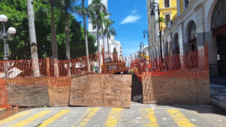 ¿Cuándo terminarán las obras de remodelación del Zócalo de Veracruz?