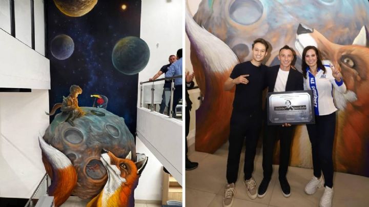 Andrés Guardado inaugura mural de "El Principito"