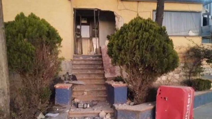 Utilizan un tractocamión para robar cajero automático de Santander en Tula