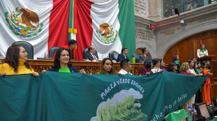 Llega la Marea Verde al Edomex; aprueban despenalización del aborto