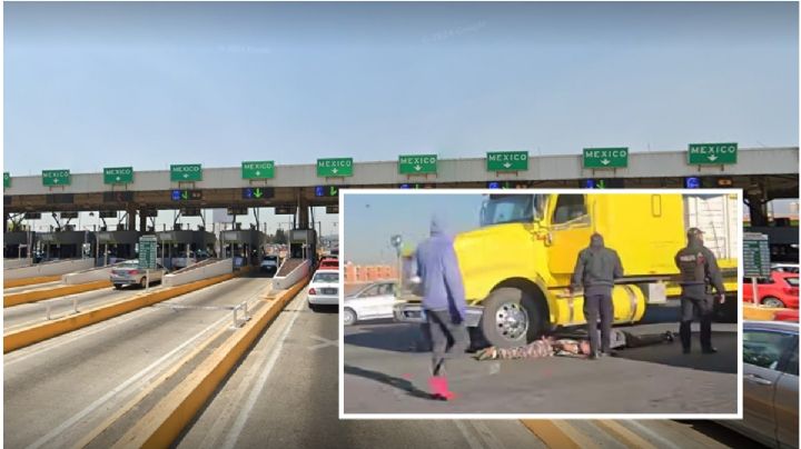 Persecución contra camión en la México-Pachuca termina en detención