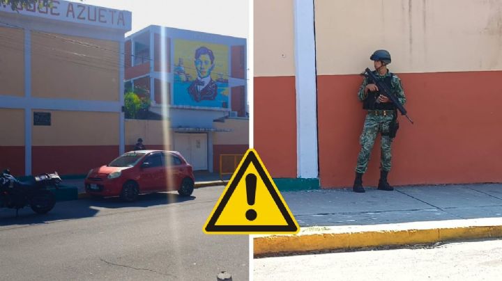 Esto se sabe del Código Rojo en secundaria José Azueta de Boca del Río