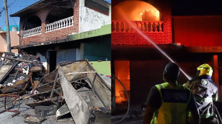 Solo nos quedó lo que traemos puesto; familia narra terror durante incendio en Boca del Río
