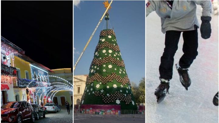 Pista de hielo gratis, villas y mega árbol, los eventos para diciembre en Pachuca