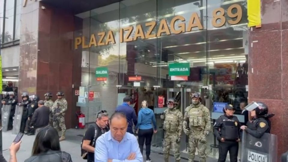 Plaza Izazaga en el Centro Histórico de la CDMX