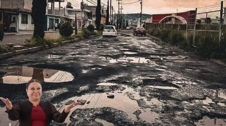 Tulancingo tenía 161 mil pesos para bachear calles: Lorena García, alcaldesa