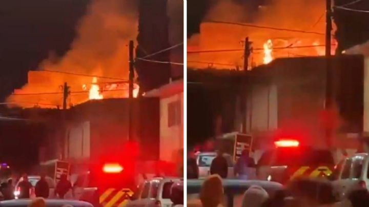 Muere familia al incendiarse su casa en Lomas de la Trinidad