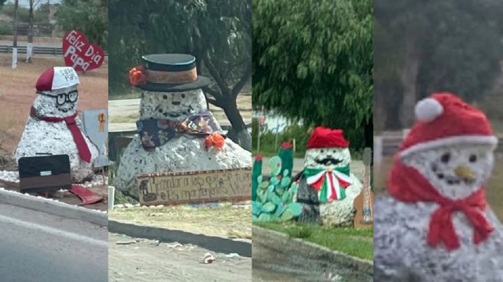 La piedra de Silao, un doodle callejero: ahora se disfraza por el Día de Muertos