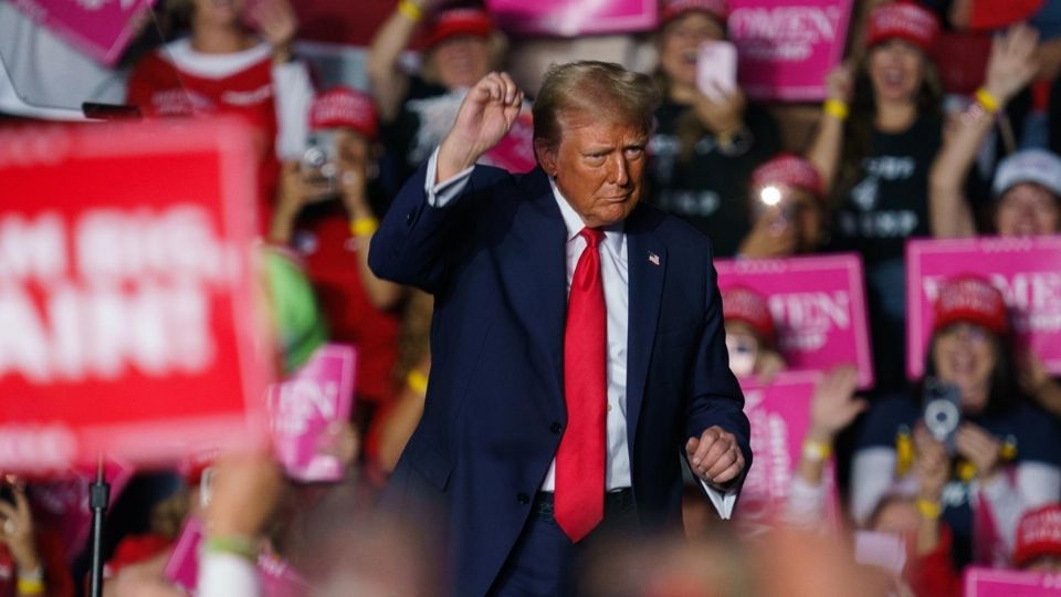 Trump en su cierre de campaña