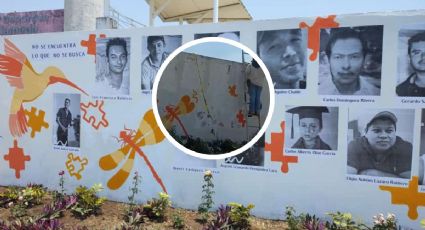 Ayuntamiento de Coatzacoalcos borra mural de personas desaparecidas; colectivos reclaman