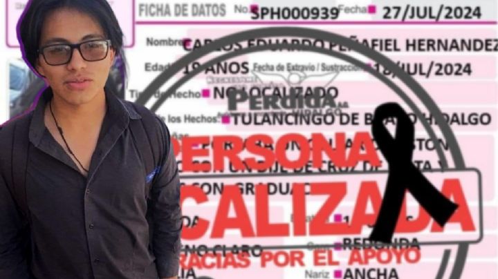 Tras 111 días desaparecido, confirman muerte del joven Carlos Eduardo en Tulancingo