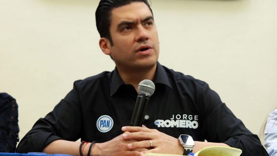 Jorge Romero, candidato a dirigente nacional del PAN.