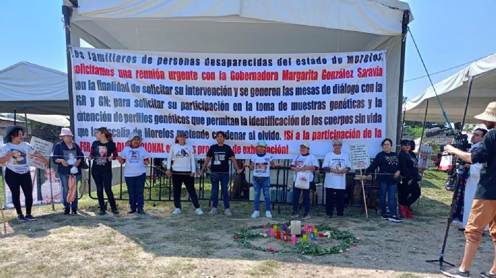 Familiares impiden reapertura de las fosas de Jojutla y exigen participación de FGR y GN