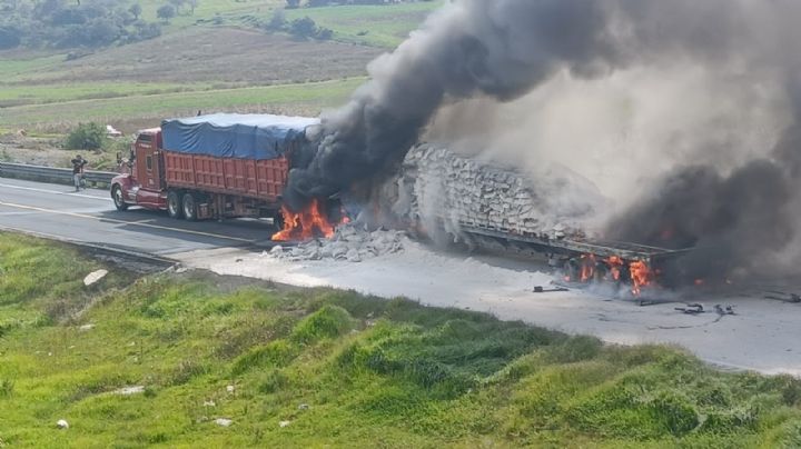 Dos calcinados: saldo de accidente cerca de cumbres de Maltrata