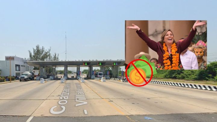 Rocío Nahle cancela pago en caseta de cobro Coatzacoalcos I, mañana lunes 2 de diciembre