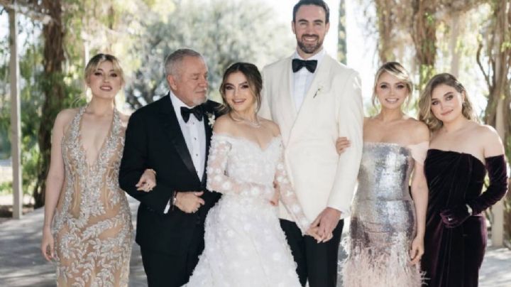 Angélica Rivera opaca a su hija Sofía Castro con costoso vestido el día de su boda