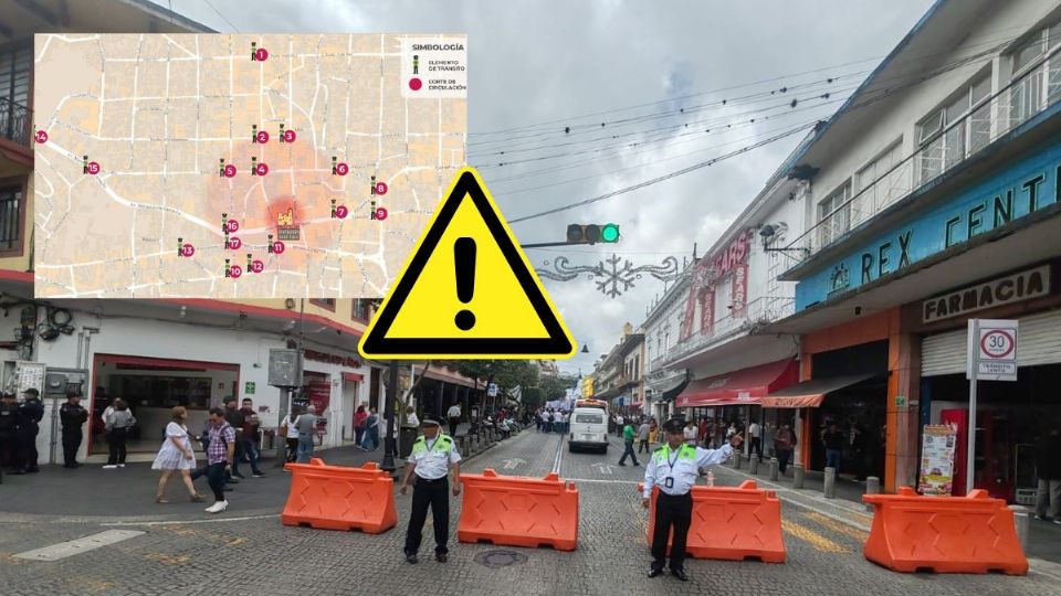 Amanecen cerradas estas 17 calles y avenidas de Xalapa hoy 1 de diciembre; esto sabemos