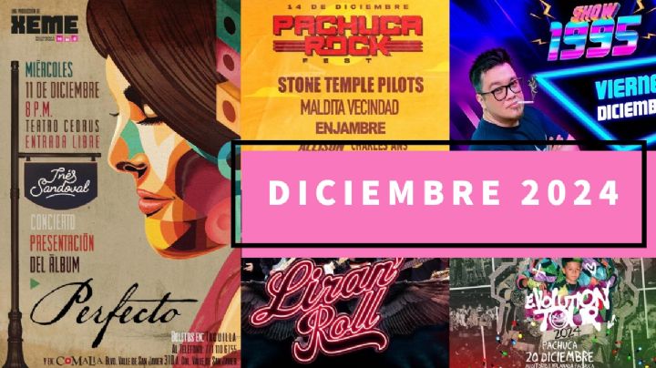 Conciertos y espectáculos que no te puedes perder en Pachuca antes de cerrar el año