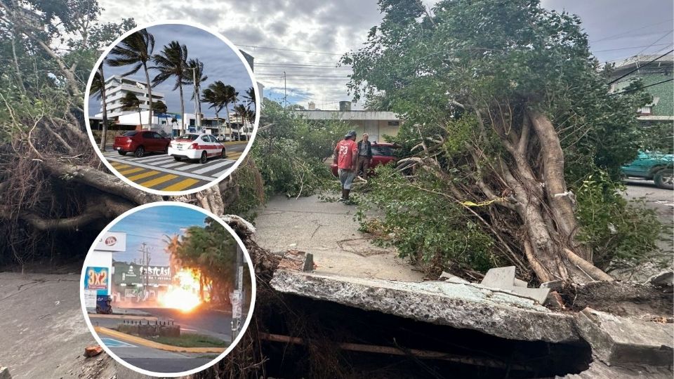 Las rachas de viento han superado los 105 km/h.