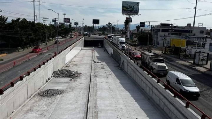 Terminan paso a desnivel de avenida Tecnológico el 21 de diciembre