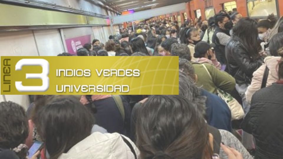 La Línea 3 del Metro reportó retrasos en envío de trenes