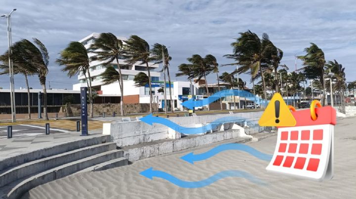 Viento del norte alcanzará los 90 km/h: así el clima en Veracruz hoy miércoles 19 de febrero