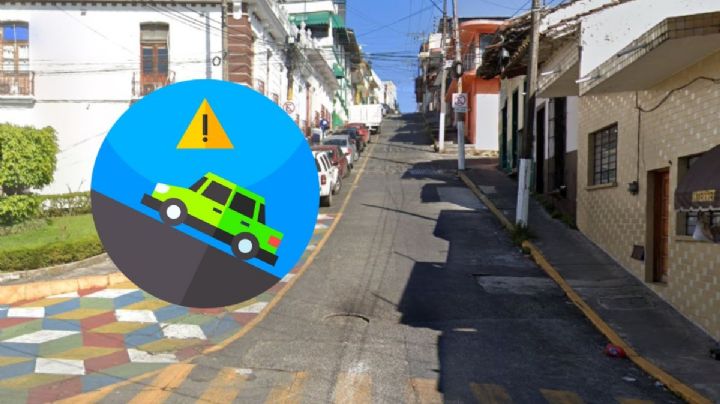 Esta es la calle más complicada de subir en Xalapa y que es viral en redes