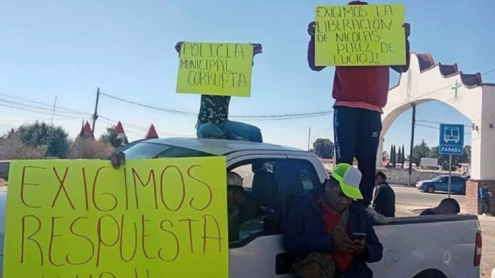 Bloqueo en la México-Pachuca a la altura de Zapotlán; reportan caos vial y tráfico pesado