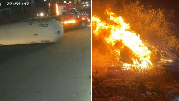 Accidentes en la México-Tuxpan: Auto deportivo se incendia en Zempoala y vuelca pipa en Tulancingo