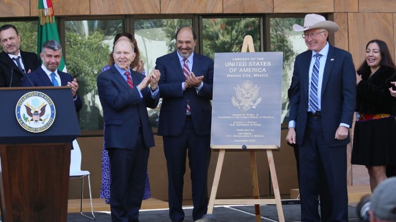 La nueva Embajada de Estados Unidos se ubica en la colonia Irrigación en la alcaldía Miguel Hidalgo.