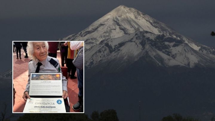 "Lichita", de 94 años, veracruzana reconocida por impulsar el montañismo en el Pico de Orizaba