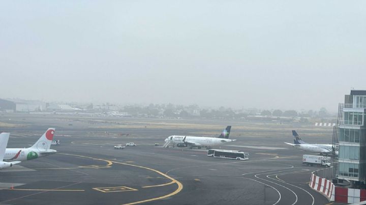 AICM y AIFA reanudan vuelos tras banco de niebla