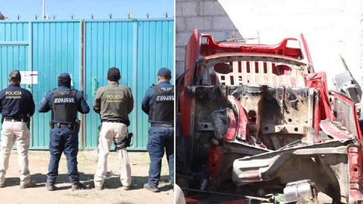 Desmantelan predio de auto partes con reporte de robado en Emiliano Zapata