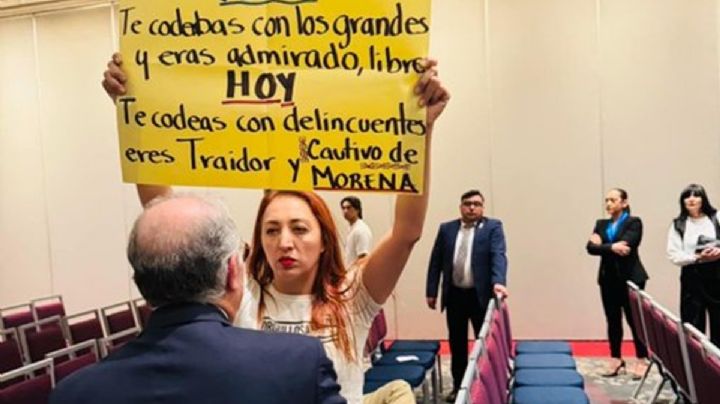 Las imágenes del reproche al ministro Alberto Pérez Dayán por la reforma judicial