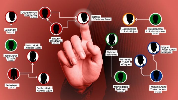 Los “juniors” en el gabinete, cámaras, gobiernos estatales, los hijos del poder…