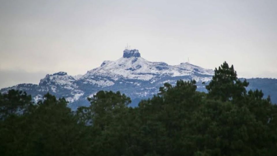 Se registra la primera nevada en el Cofre de Perote