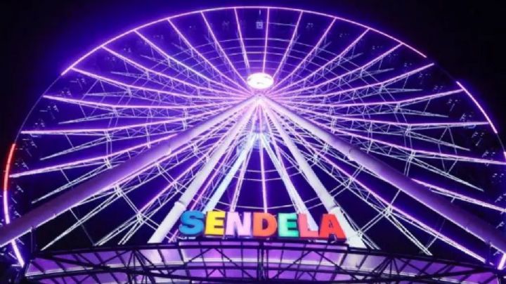 Así es el nuevo parque de atracciones en Puebla; tiene rueda de la fortuna y carrusel de 2 niveles